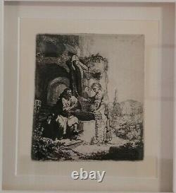 Rembrandt Etchings(Sharp High Quality)1634 Christ & /1648 Self Portrait, Van RIJN