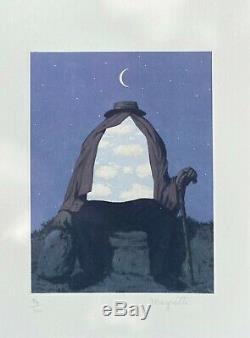 René Magritte The Therapist. Hand Signed High Quality Color Lithograph