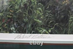 Robert Bateman High Camp at Dusk framed matted signed limited edition Print