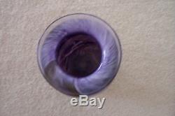 Robert Eickholt Signed and Dated 1997 Glass Vase 10 in. HIGH NO CHIPS OR MARKS