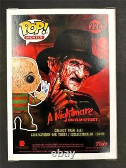 Robert Englund signed Let's Get High Freddy Krueger Funko Pop! Auto Beckett