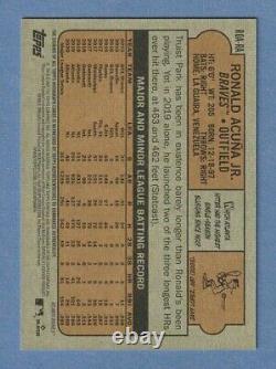 Ronald Acuna Jr. 2021 Topps Heritage High Number Real One On-card Red Auto /72