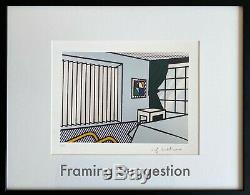Roy Lichtenstein Bedroom, from Interior Series. High Quality Lithograph