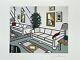 Roy Lichtenstein Living Room, from Interior Series. High Quality Lithograph