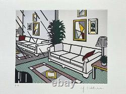 Roy Lichtenstein Living Room, from Interior Series. High Quality Lithograph