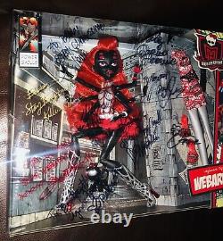 SDCC 2013 Monster High Doll Webarella SIGNED TO BOBBY By Creators & Cast NIB WOW