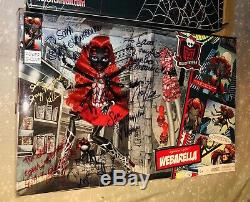 SDCC 2013 Monster High Doll Webarella SIGNED TO SAM By Creators & Cast NIB RARE