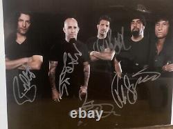 SIGNED AUTOGRAPHED ANTHRAX ENTIRE BAND 5x HIGH QUALITY PHOTO 11x17