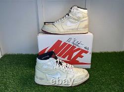 SIGNED BOX! Nike Air Jordan 1 Retro High Nigel Sylvester Size 12 Pre-Owned