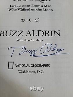 SIGNED Buzz Aldrin, No Dream Is Too High, HC/DJ with original event ticket