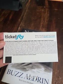 SIGNED Buzz Aldrin, No Dream Is Too High, HC/DJ with original event ticket