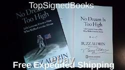 SIGNED No Dream Is Too High by Buzz Aldrin, autographed