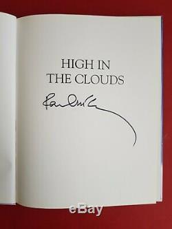 SIGNED Paul McCartney High in the clouds book Waterstones UK signing receipt