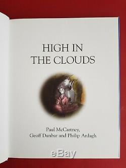 SIGNED Paul McCartney High in the clouds book Waterstones UK signing receipt