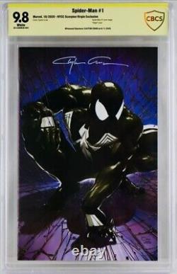SPIDERMAN #1? CBCS 9.8? Crain SIGNED NYCC Scorpion Virgin Variant LIMITED TO 800