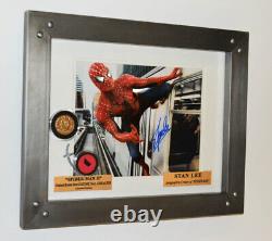 STAN LEE Signed Spider-Man AUTOGRAPH, Screen-Used COSTUME, WEB, COIN Props, DVD