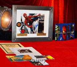 STAN LEE Signed Spider-Man AUTOGRAPH, Screen-Used COSTUME, WEB, COIN Props, DVD