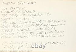 STEFAN GIERASCH Signed Autograph 4x6 INDEX CARD High Plains Drifter BLOOD BEACH