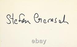 STEFAN GIERASCH Signed Autograph 4x6 INDEX CARD High Plains Drifter BLOOD BEACH