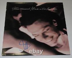 STEVE WINWOOD signed Autographed BACK IN THE HIGH LIFE ALBUM LP COA