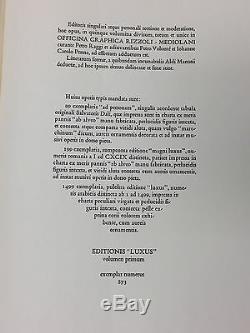 Salvador Dali Original 1967 BIBLIA SACRA Signed COA Framed High Value