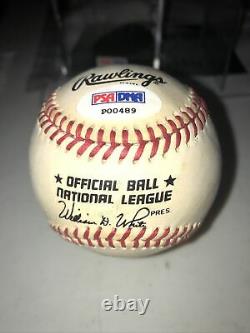 Sandy Koufax Autographed Ball. Nat Lg. PSA/DNA cert. Dodgers. High Grade Signature