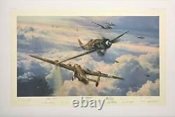 Savage Skies by Robert Taylor with JG54 Luftwaffe Aces ten signatures