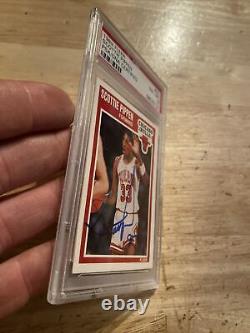 Scottie Pippen PSA DNA Autograph Fleer Collector Card LOW SIGNATURE Auto 1989