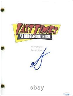 Sean Penn Fast Times at Ridgemont High AUTOGRAPH Signed Script Screenplay ACOA