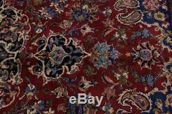 Semi Antique Signed 10X13 Traditional Hand Knotted Living Room Oriental Area Rug