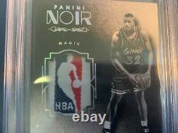 Shaq 2015-16 Panini Noir Prime Tag Nba Logoman Auto Bgs 9 Mint Monster High End