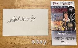 Sheb Wooley Signed Autographed 3x5 Card JSA Certified High Noon Hoosiers Wilhelm