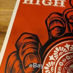 Shepard Fairey Obey Giant High Time For Peace 2005 Signed