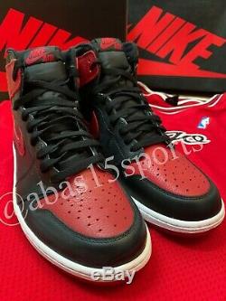 Signed 2016 Nike Air Jordan 1 High Banned 1985 Rookie Retro Shoes Autograph Uda