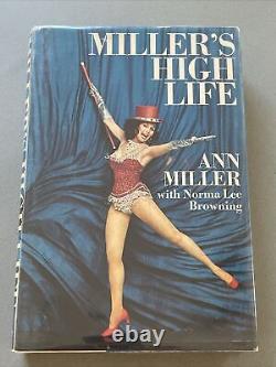 Signed! Ann Miller Miller's High Life HC/DJ 1st ED