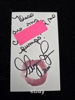 Signed Ginger Lynn Allen Movie Worn High Heel Shoes Personally Owned Adult Film