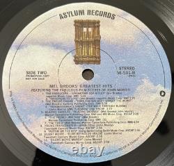 Signed MEL BROOKS High Anxiety LP promo 1978 Asylum 5E-501 Vinyl /nMINT