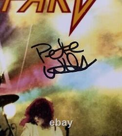 Signed Pete Willis Def Leppard Photo Rare Pyromania Steve Clark High N Dry