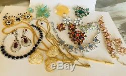 Signed Pieces Kramer, Juliana, Jomaz, Weiss High End Quality Vintage Jewelry Lot