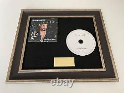 Signed/autographed Adam Lambert High Drama Framed CD Presentation