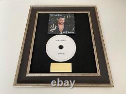 Signed/autographed Adam Lambert High Drama Framed CD Presentation