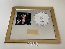 Signed/autographed Adam Lambert High Drama Framed CD Presentation