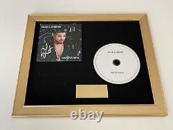 Signed/autographed Adam Lambert High Drama Framed CD Presentation