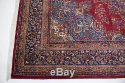 Signed by Weaver Semi Antique Traditional Red 10X13 Oriental Area Rug Carpet