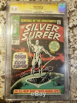 Silver Surfer #1 CGC9.0 Signed by Stan Lee Beautiful Incredibly High Grade Book