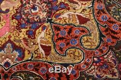 Spectacular Hunting Design Signed Kashmar Rug Oriental Area Carpet 10X13