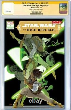 Star Wars The High Republic #1 -cgc Ss 9.8 Signed Limited To #600 With Coa