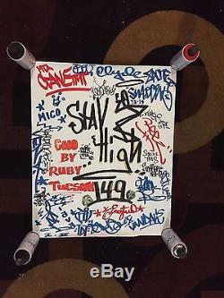 Stay High 149 Voice Of The Ghetto New York Graffiti Signed Canvas Tags RARE