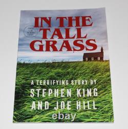 Stephen King & Joe Hill Signed'in The Tall Grass' Novella Book Indie Book Exclu