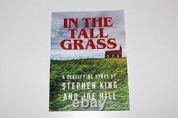 Stephen King & Joe Hill Signed'in The Tall Grass' Novella Book Indie Book Exclu